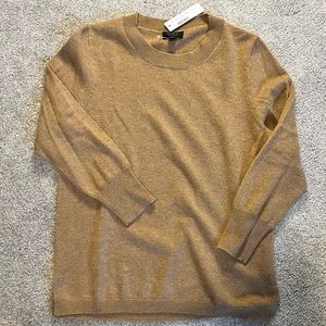Cashmere J Crew Tan Sweater